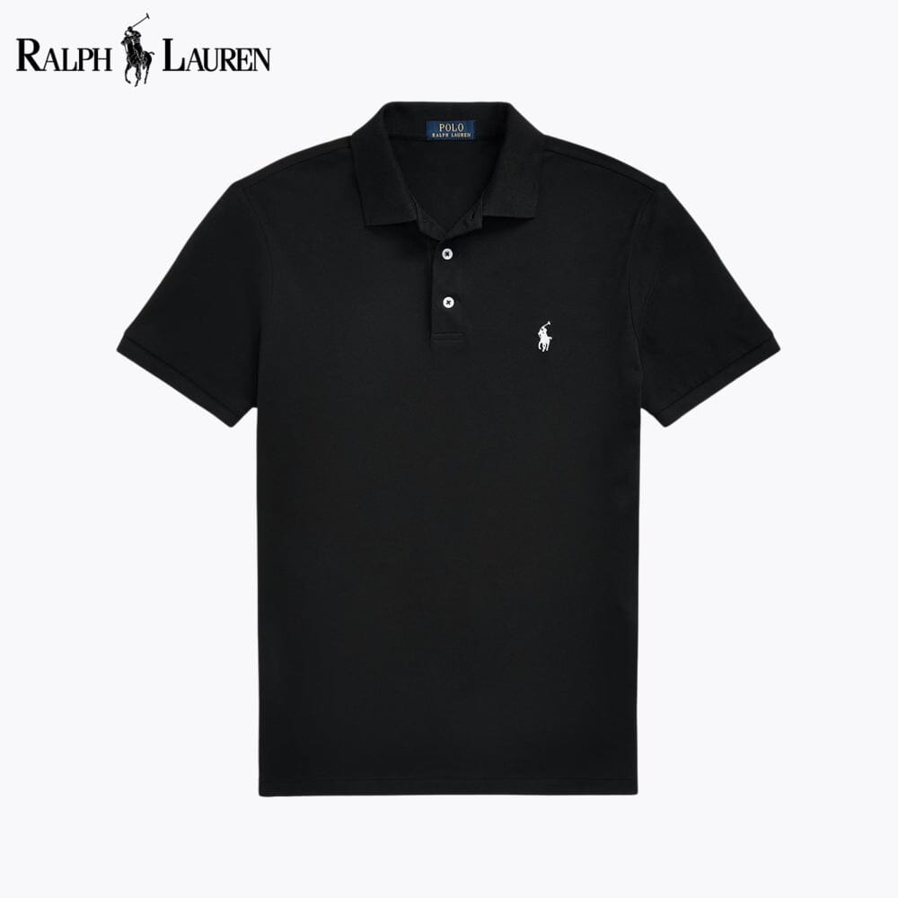 Herren Custom Slim Fit Stretch-Mesh Poloshirt
