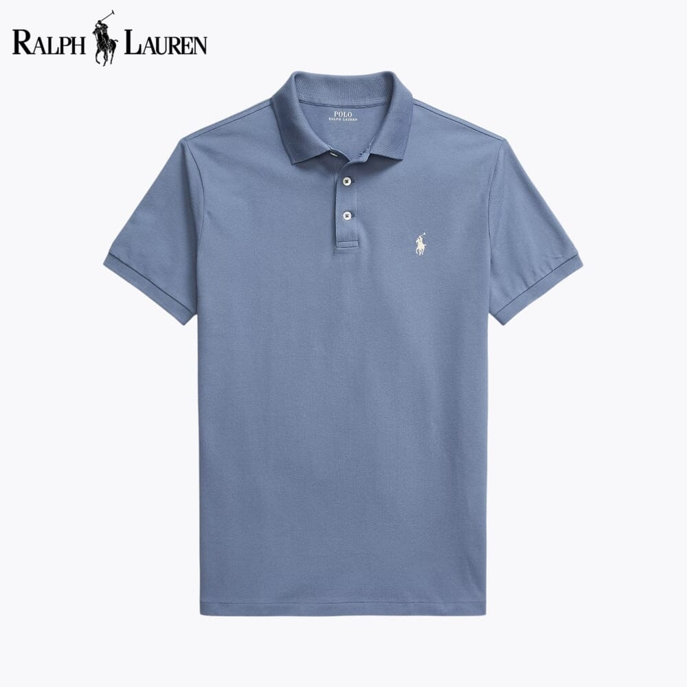 Herren Custom Slim Fit Stretch-Mesh Poloshirt