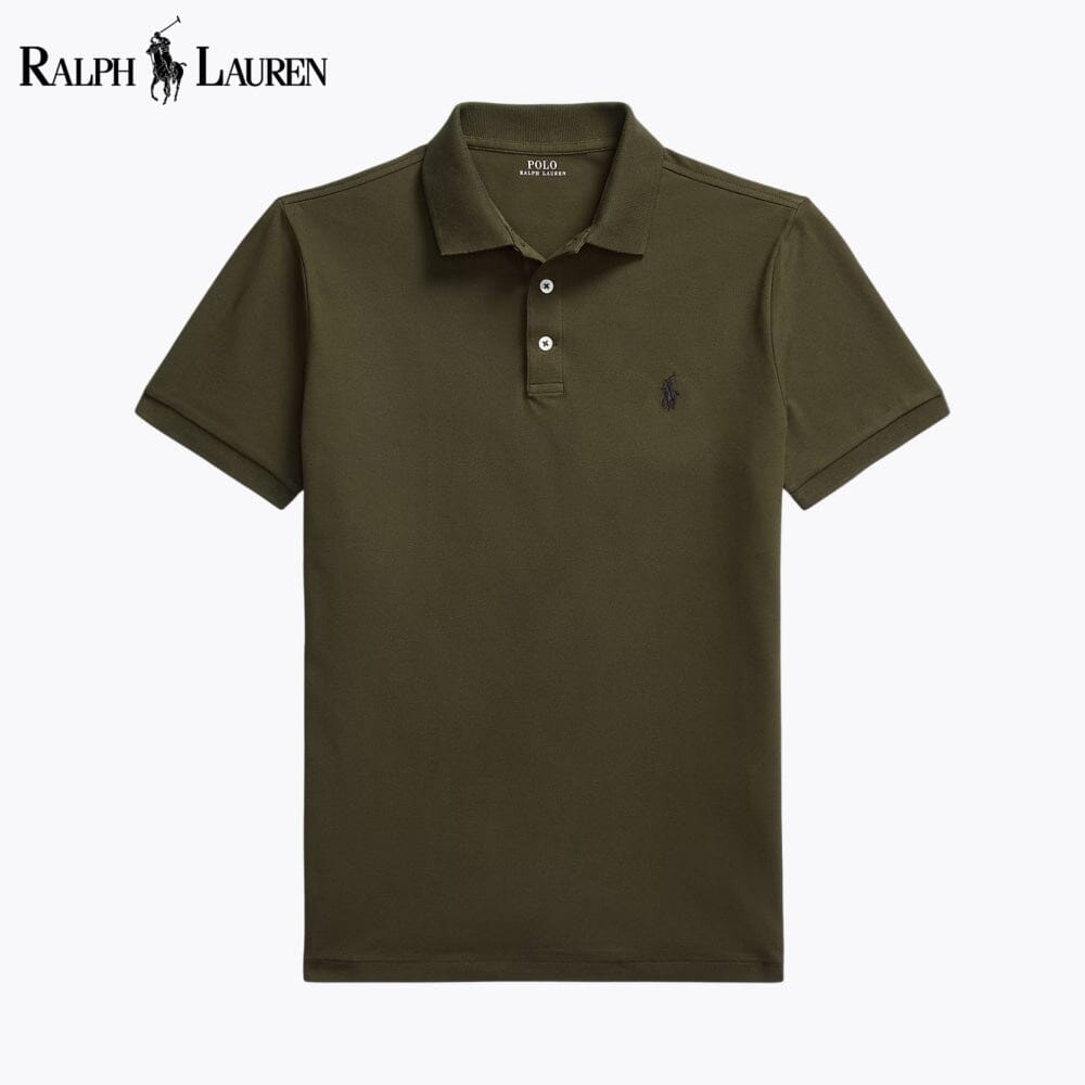 Herren Custom Slim Fit Stretch-Mesh Poloshirt