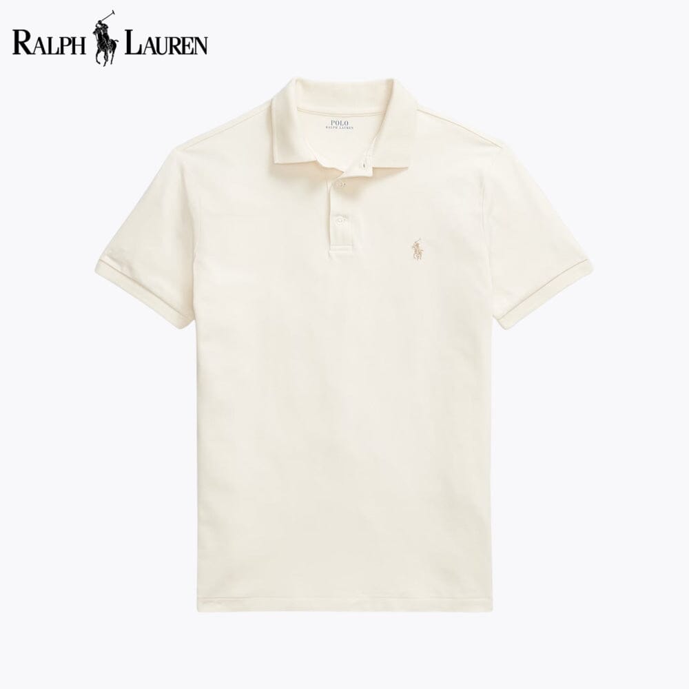 Herren Custom Slim Fit Stretch-Mesh Poloshirt