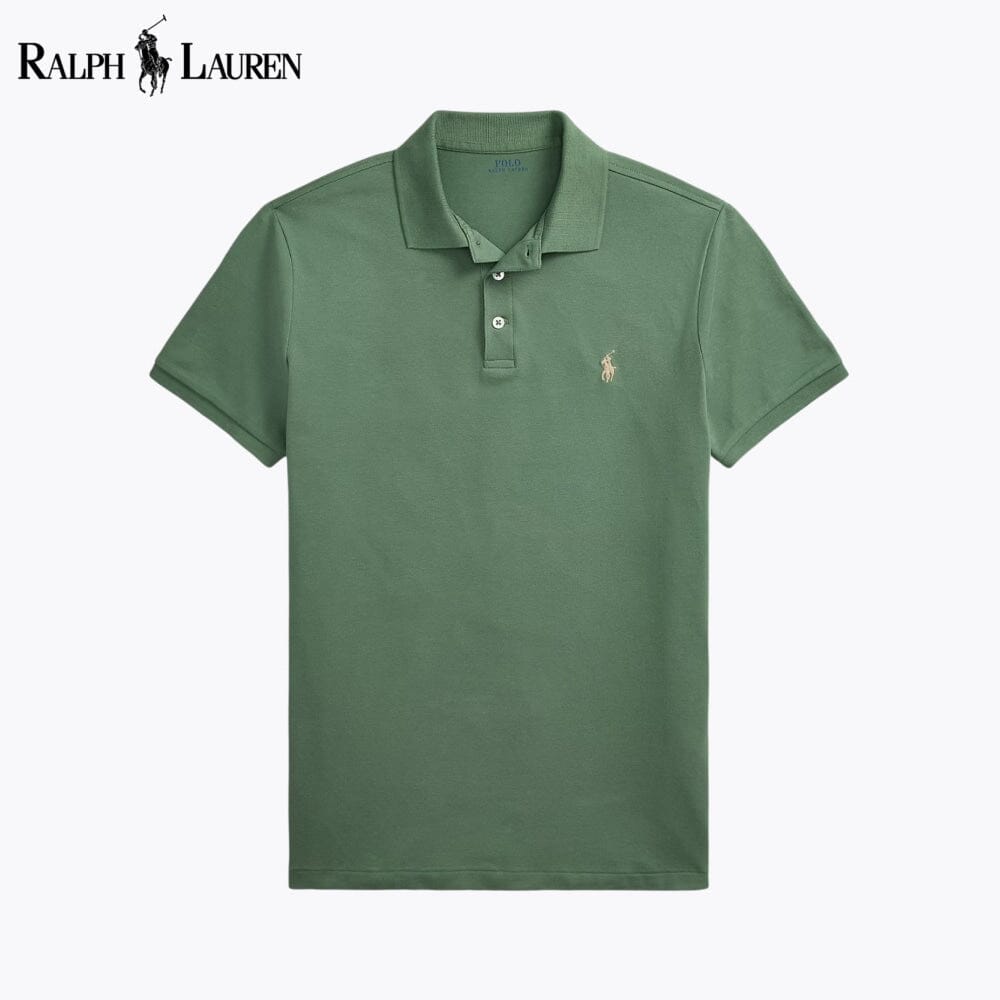Herren Custom Slim Fit Stretch-Mesh Poloshirt