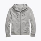 Herren-Doppelstrick-Kapuzenjacke mit Reißverschluss