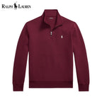 Chandail à col montant double tricot pour homme