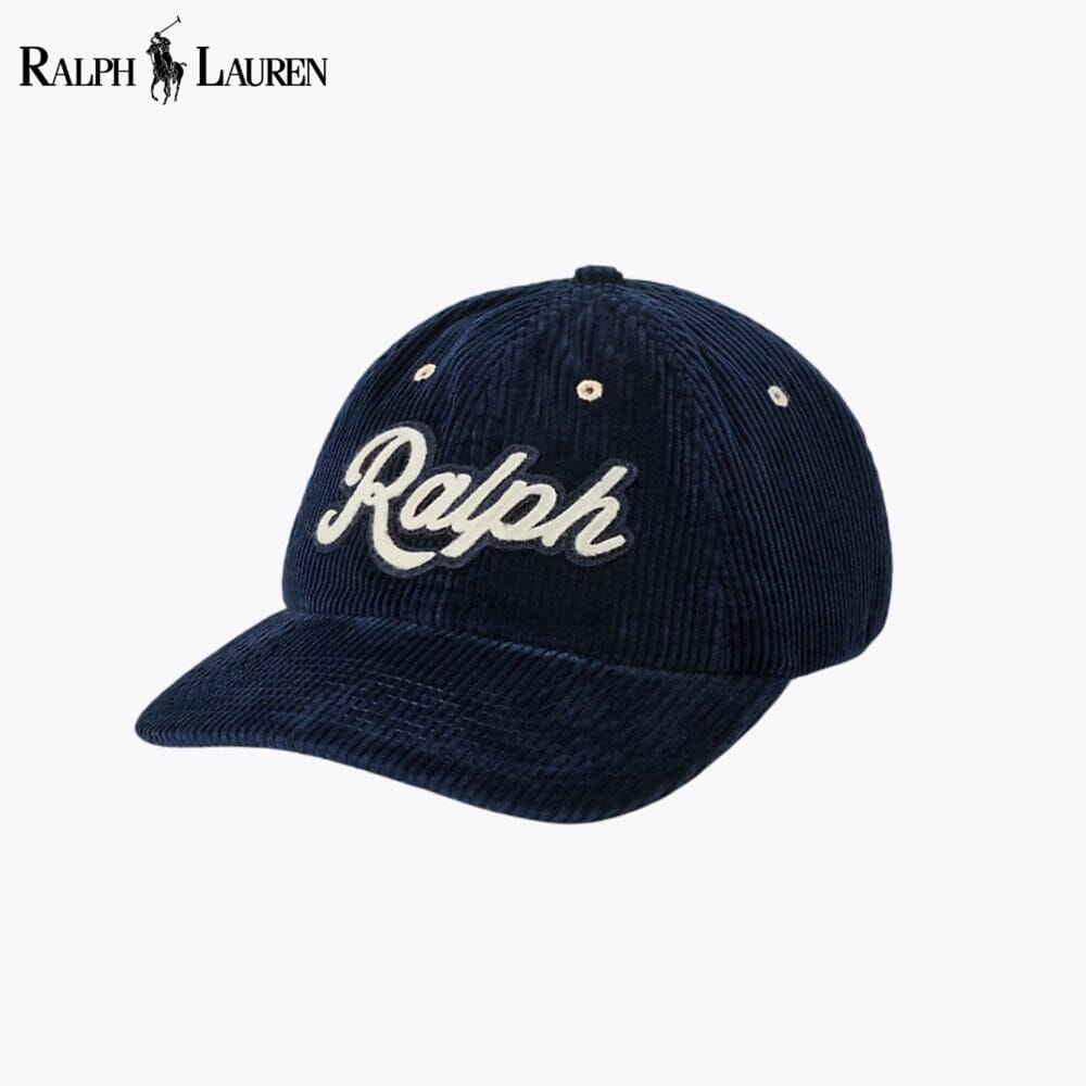Casquette de baseball en velours côtelé avec logo pour hommes