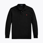 Herren Langarm-Polohemd aus Mesh