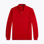Herren Langarm-Polohemd aus Mesh