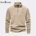 Herren-Prestige-Pullover aus Zopfstrick-Wolle