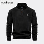 Herren-Prestige-Pullover aus Zopfstrick-Wolle