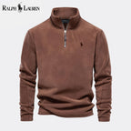 Herren-Prestige-Pullover aus Zopfstrick-Wolle