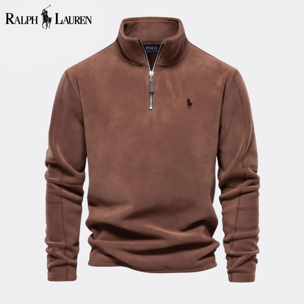 Herren-Prestige-Pullover aus Zopfstrick-Wolle