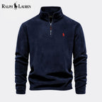 Herren-Prestige-Pullover aus Zopfstrick-Wolle