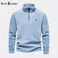 Herren-Prestige-Pullover aus Zopfstrick-Wolle
