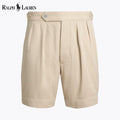 Herren-Twill-Short im Relaxed Fit mit Bundfalten