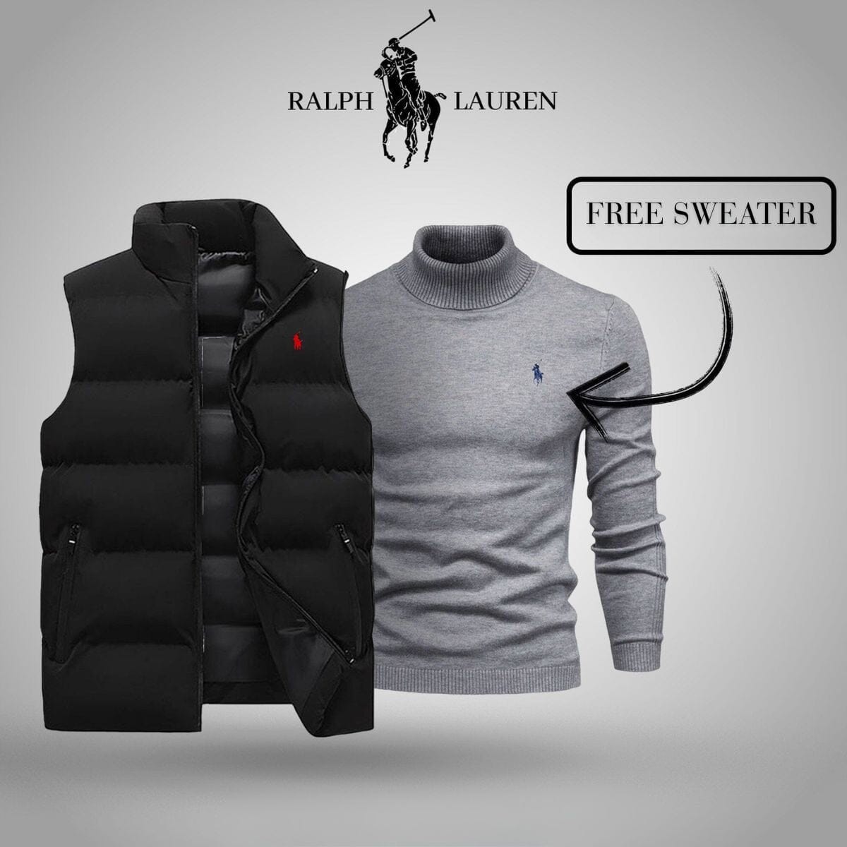 Gilet homme + pull exclusif offert (LIQUIDATION)