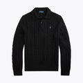 Pull torsadé en laine et cachemire pour homme
