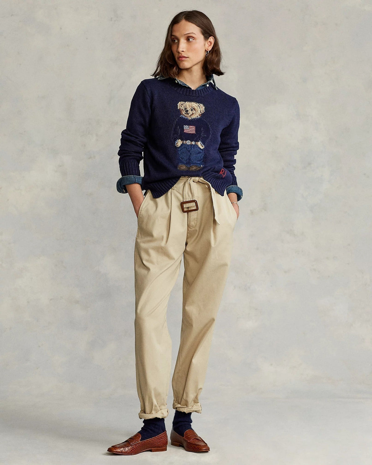 Pull femme | Col rond en lin