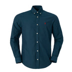 Herren-RL-Oxford-Hemd – Beijing Blue