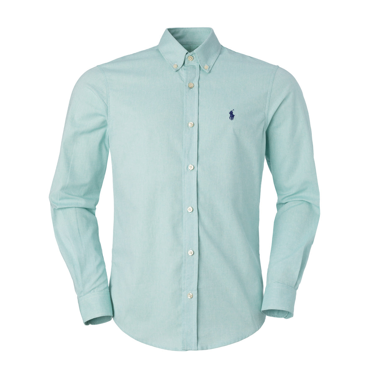 Herren RL Hemd Custom Fit Oxford - Mint