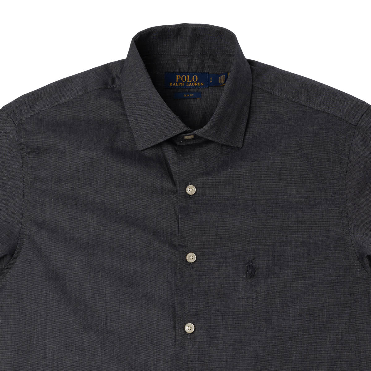 Herren RL-Hemd Genoa Monochrome – Grau