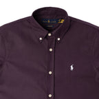 Herren-Oxfordhemd RL - Bordeauxrot