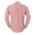 Herren-Hemd RL Oxford gestreift – Rot